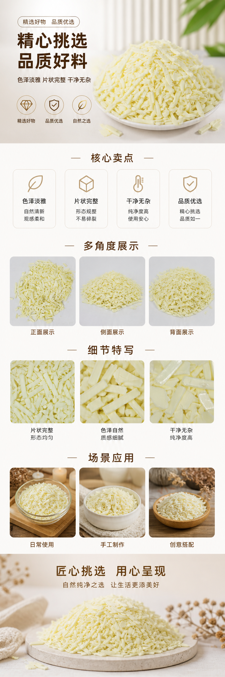 淡黄色碎屑状牙膏详情1