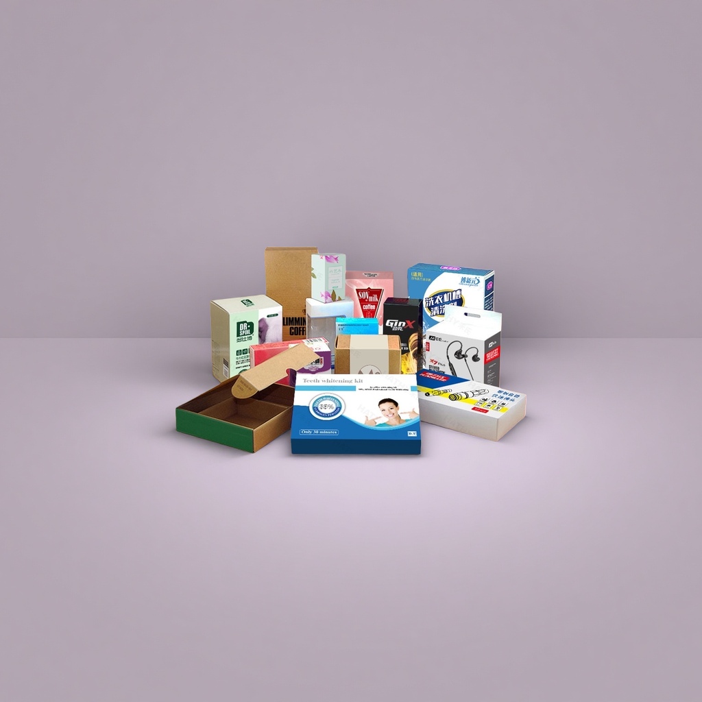 A variety of colorful packaging boxes, gift boxes, cake boxes, candy boxes, DIY handcrafted universal styles Application Scenario