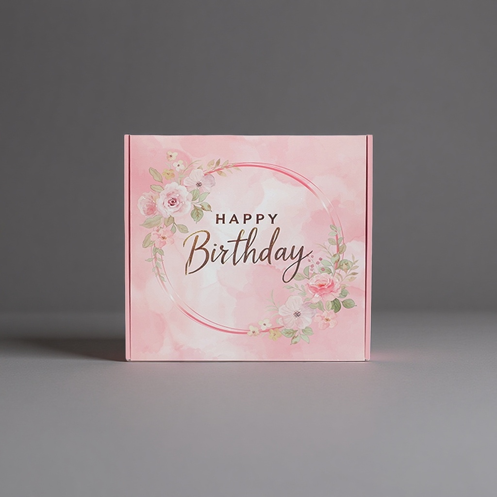 A beautifully packaged pink flower birthday gift box is a perfect gift for your girlfriend and best friend on the festival Specification image
