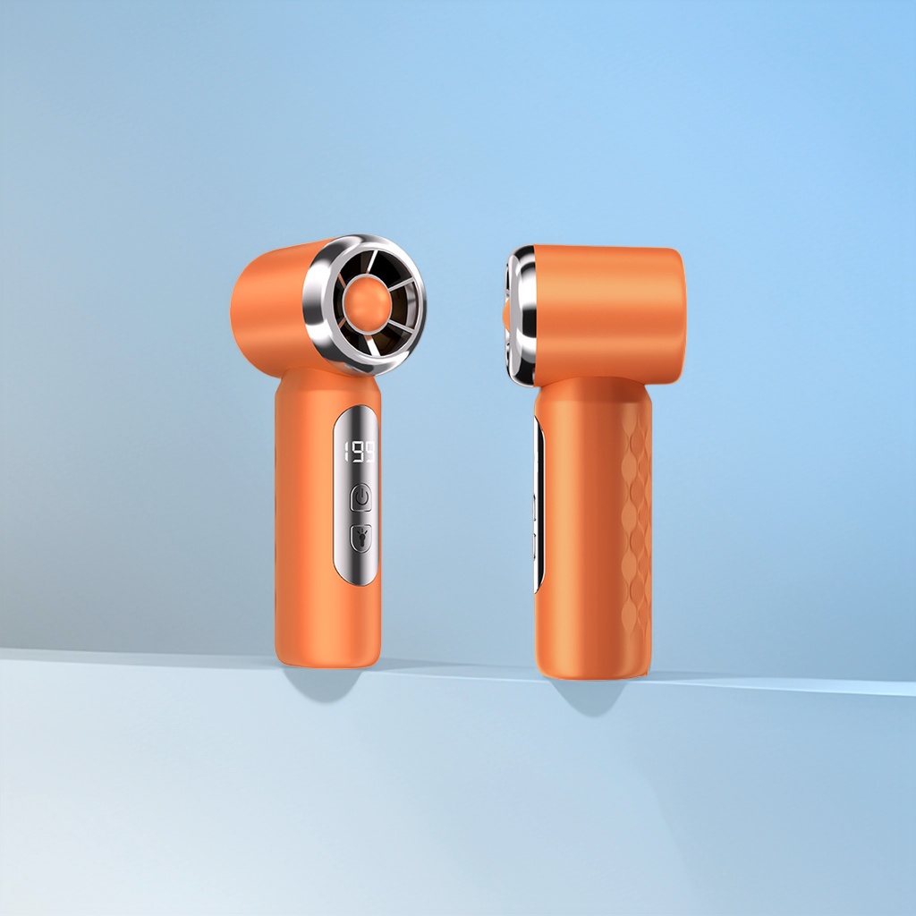 Оранжевая ручная портативная портативная USB-разрядка мини-летнего охлаждения Application Scenario