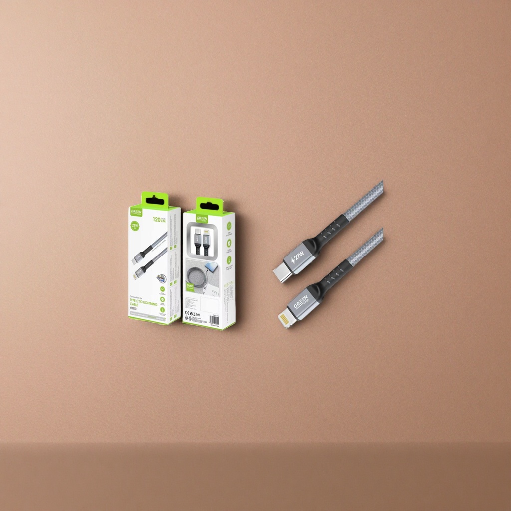 شركة أبل الرسمية هي شركة "أبل" (Type-C TO Lightning)، وهي شركة نسج رمادي Specification image