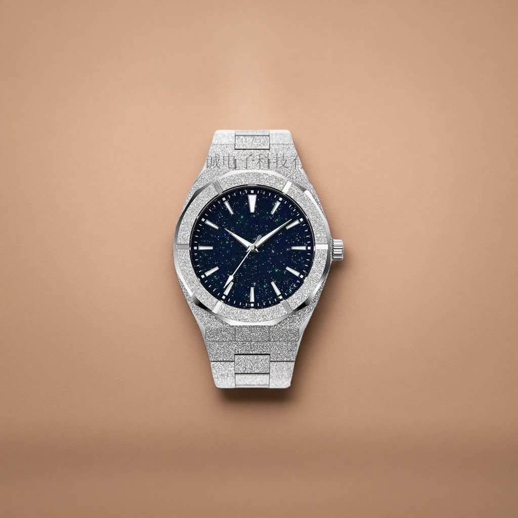 The silver starry sky dial men's quartz watch is waterproof and luminous, simple and fashionable Application Scenario