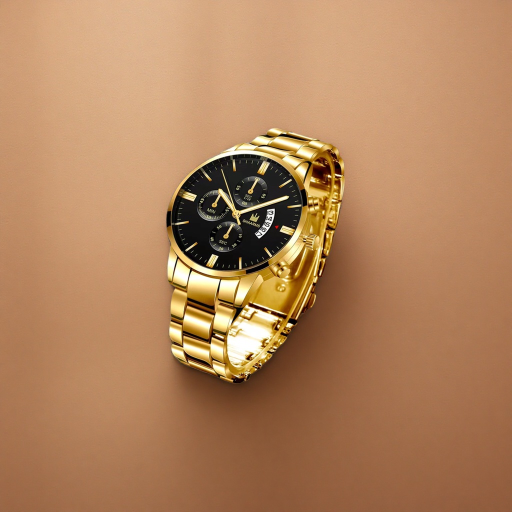 A simple and fashionable business and casual wristwatch for ladies in gold quartz Application Scenario