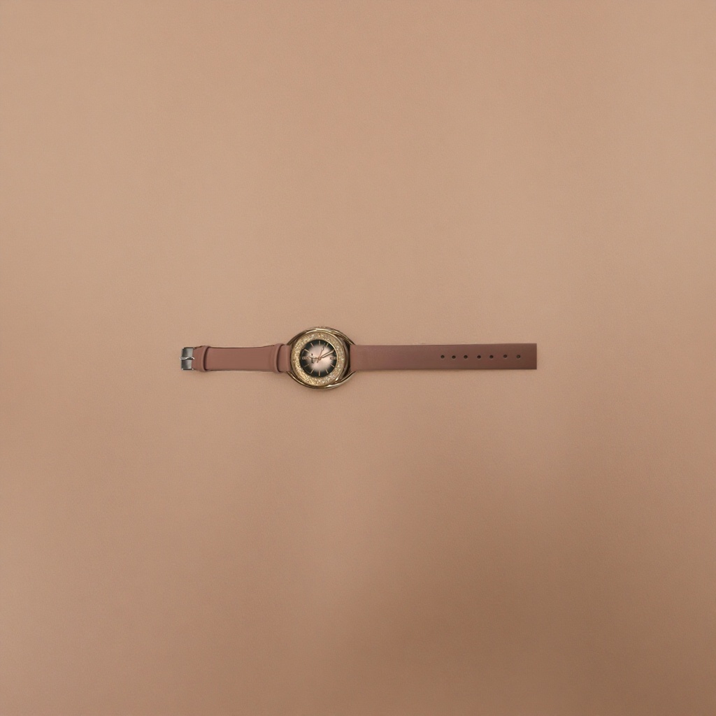 The pink strap and gold diamond-encrusted ladies' watch exudes an exquisite, fashionable and light luxury style Application Scenario