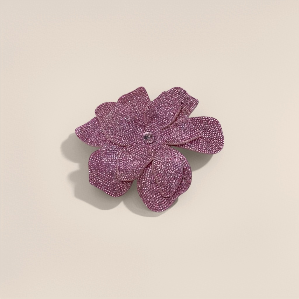 粉色镶钻花朵装饰品 家居摆件 婚庆布置 甜美风饰品