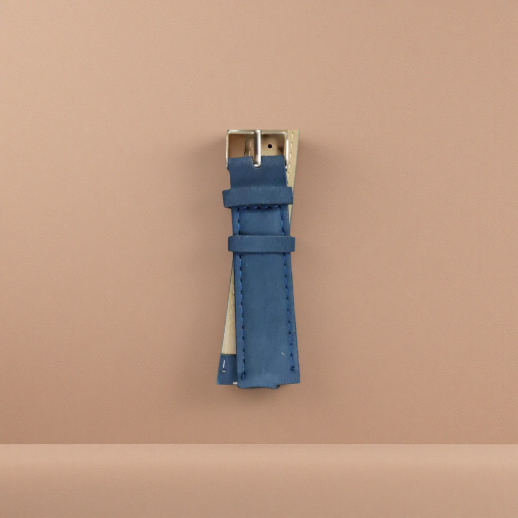 蓝色表带 适配Apple Watch通用款硅胶运动表带
