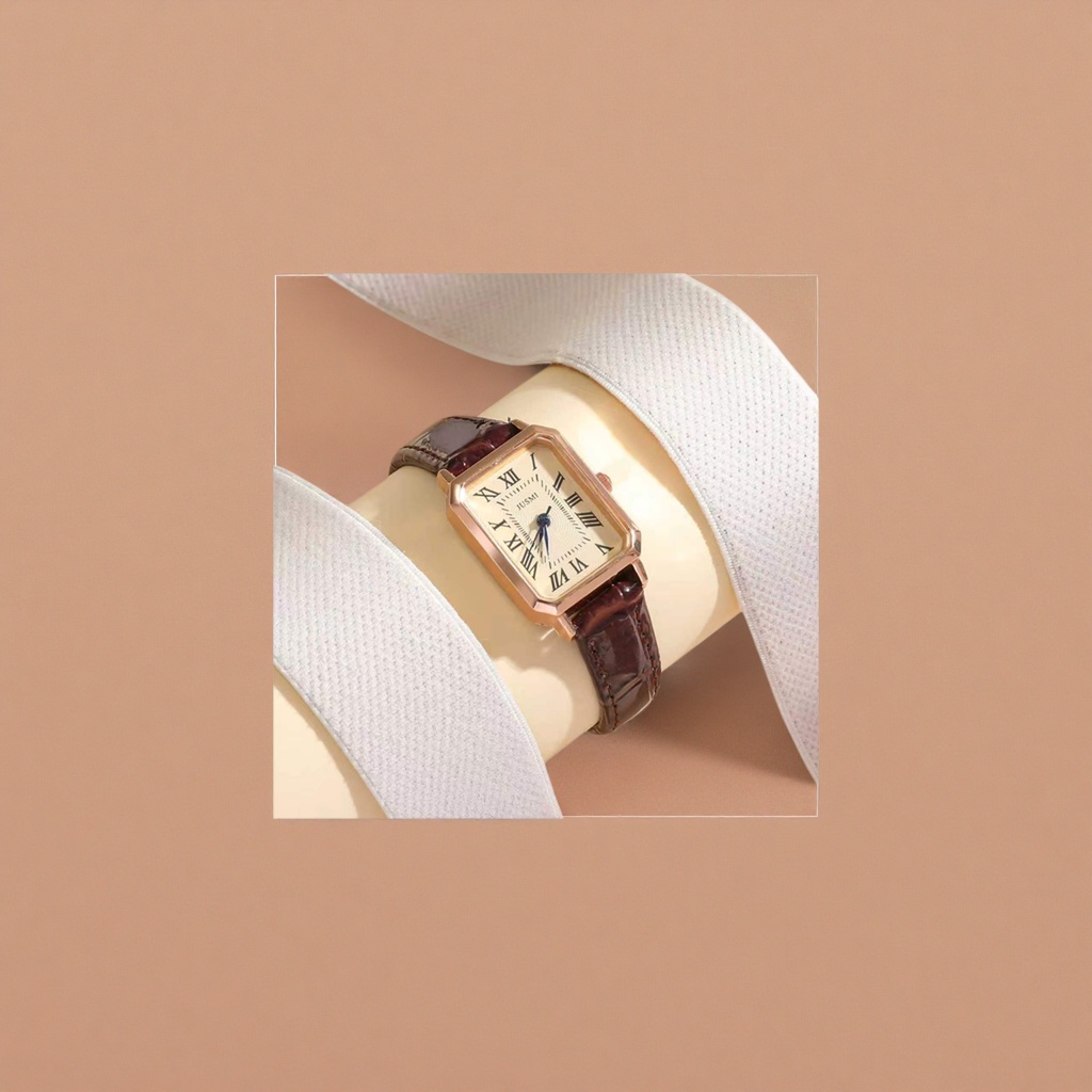 الورد الذهبية، القشرة البنية البنية، ساعات السيدات Specification image