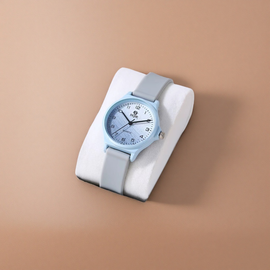 القشرة الزرقاء الضحلة والرمادية مع ساعة الكوارتز للرجال Specification image