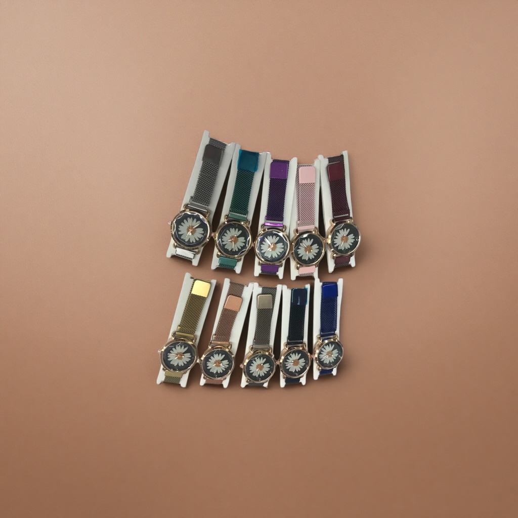 الآنسة كوارتينغ لديها ساعة أزهار متعددة الألوان Specification image