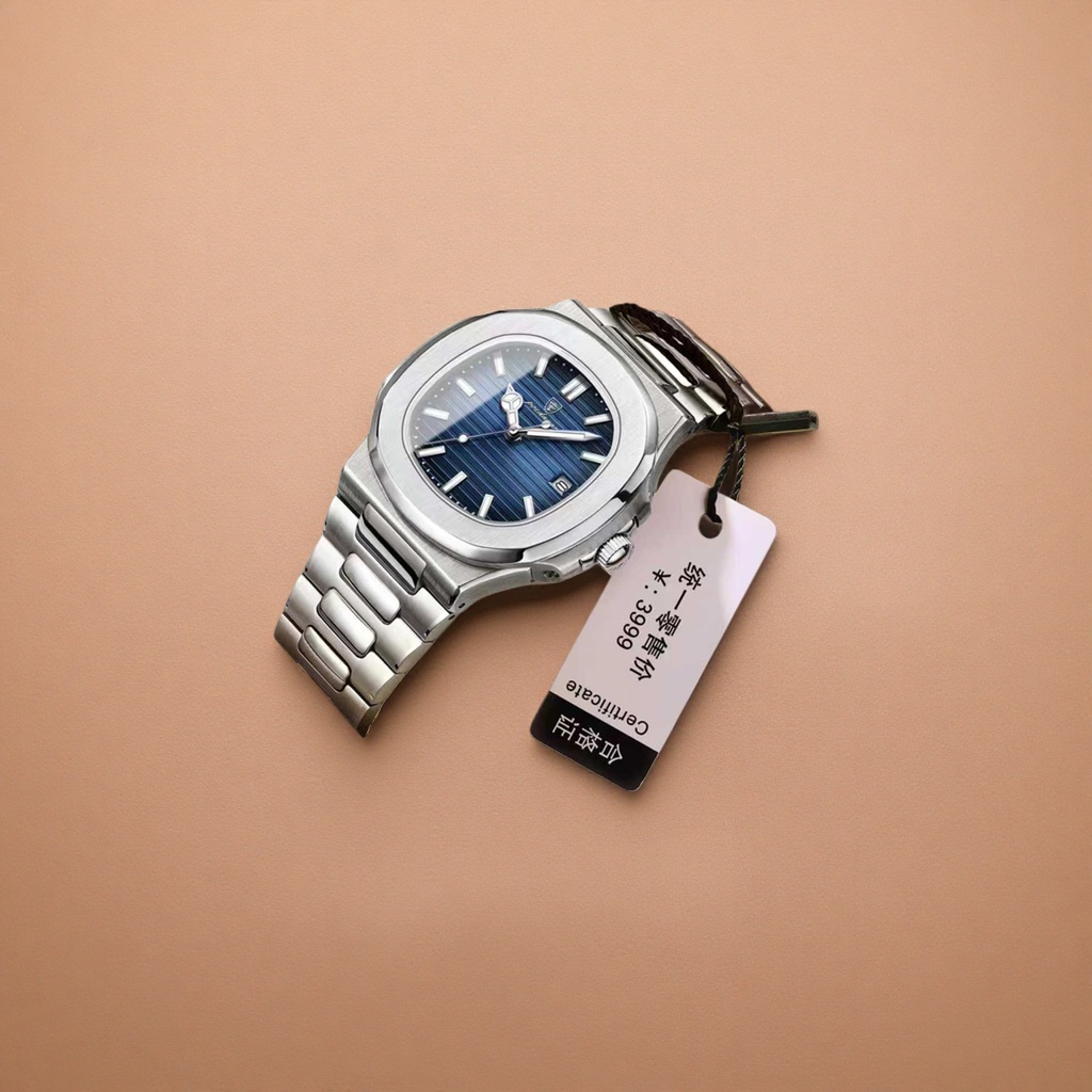 The silver metal case watch is fashionable and simple, suitable for both men and women Specification image