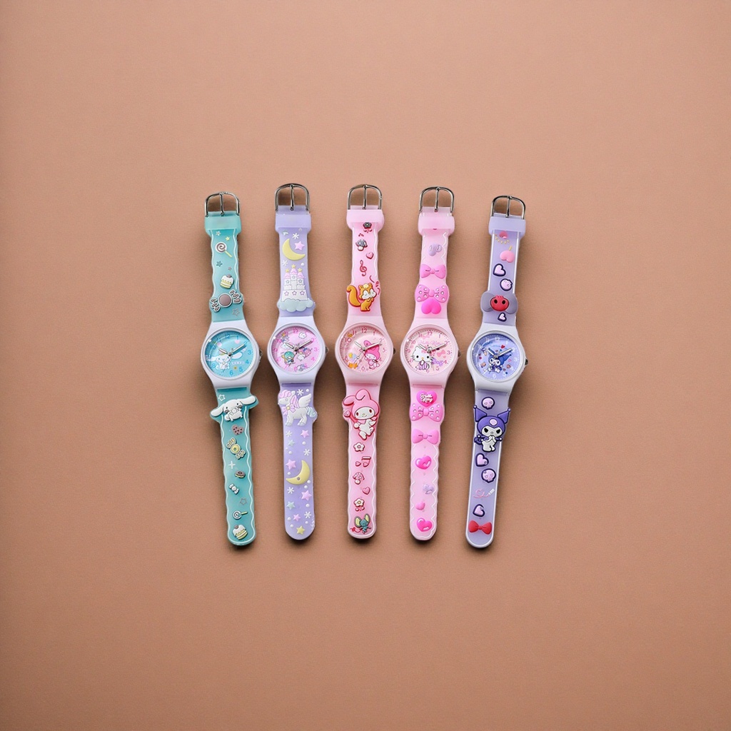 Colorful cartoon children's watch, electronic waterproof, mini, fashionable and cute for students Application Scenario