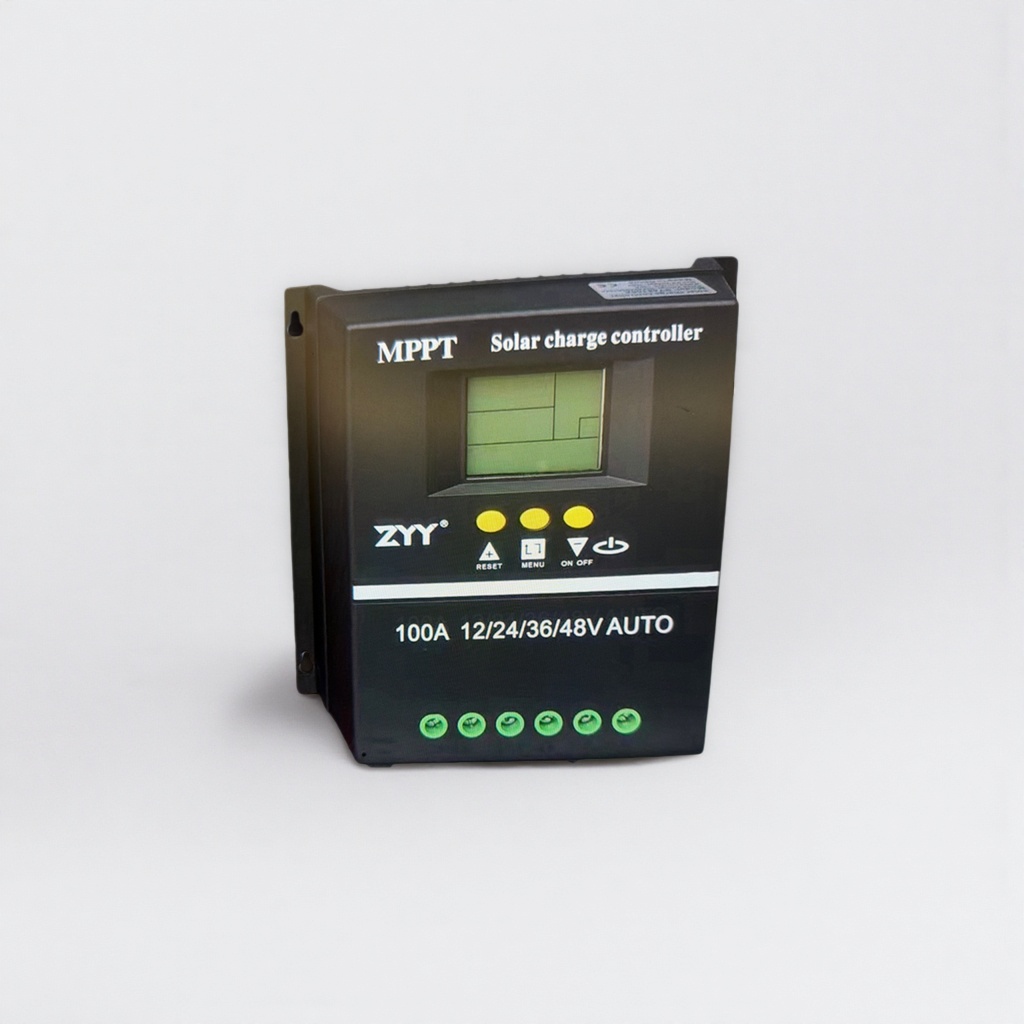 黑色MPPT太阳能充电控制器 30A 12V24V智能充放电保护