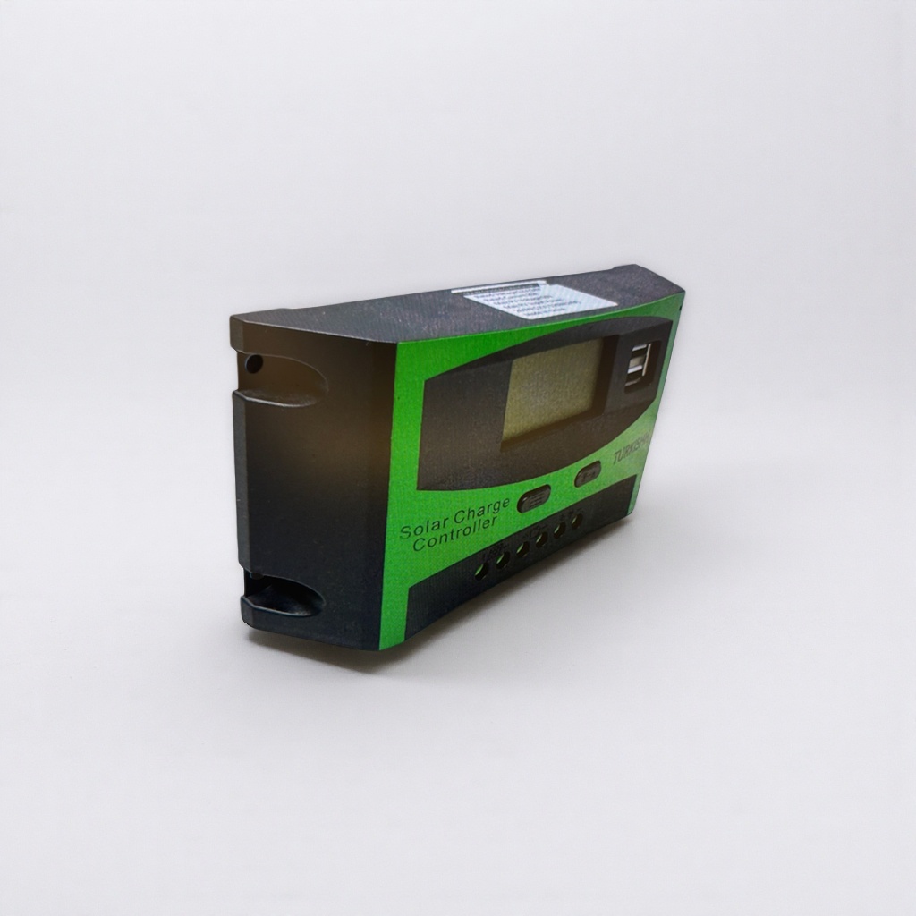 Green and black solar charging controller