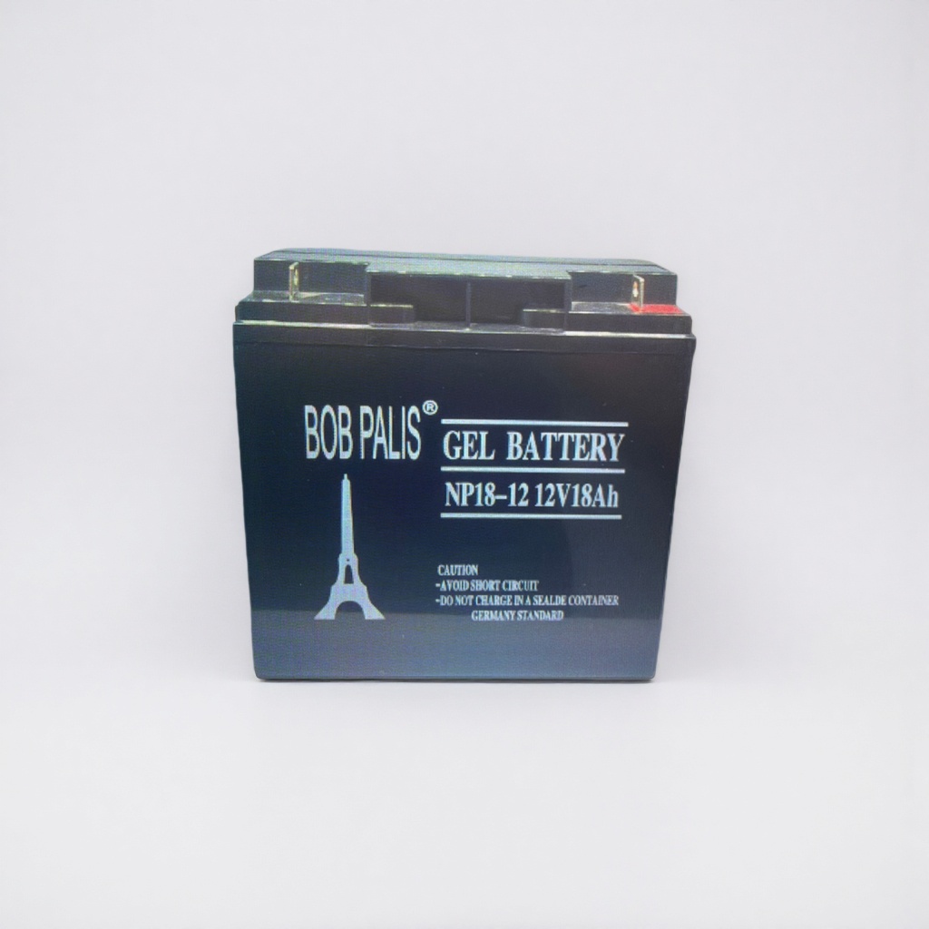 BOB PALIS black gel battery NP18-12 12V18Ah with Eiffel Tower pattern Specification image