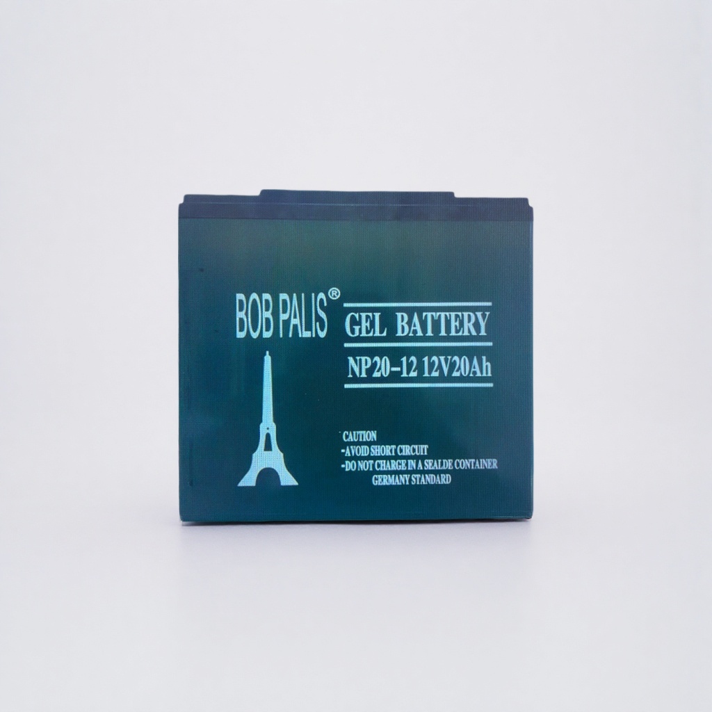 BOB PALIS dark green gel battery with Eiffel Tower pattern NP20 12V20Ah Specification image