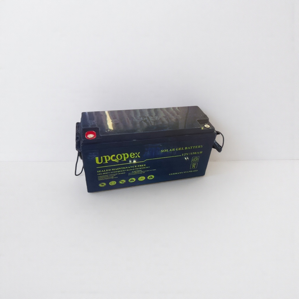 黑色太阳能凝胶电池 12V 100Ah 免维护深循环储能蓄电池