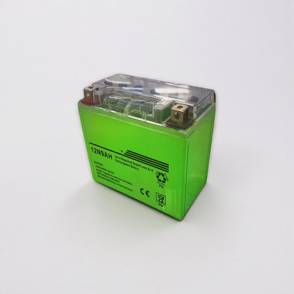 绿色蓄电池 12V 20Ah 免维护铅酸电池 电动车摩托车专用