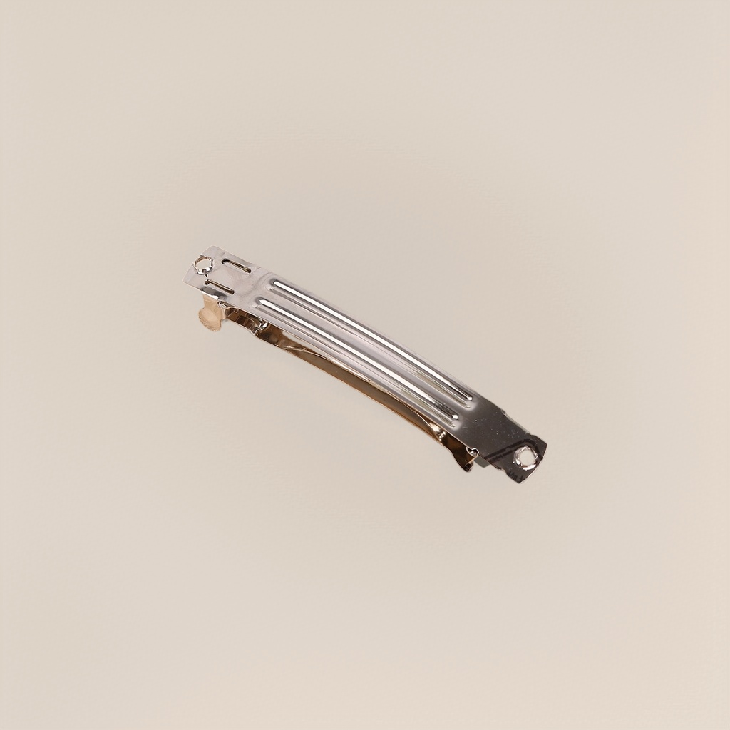 دبوس شعر معدني فضي مقاوم للانزلاق لتلاميذ المدارس اليومية Specification image