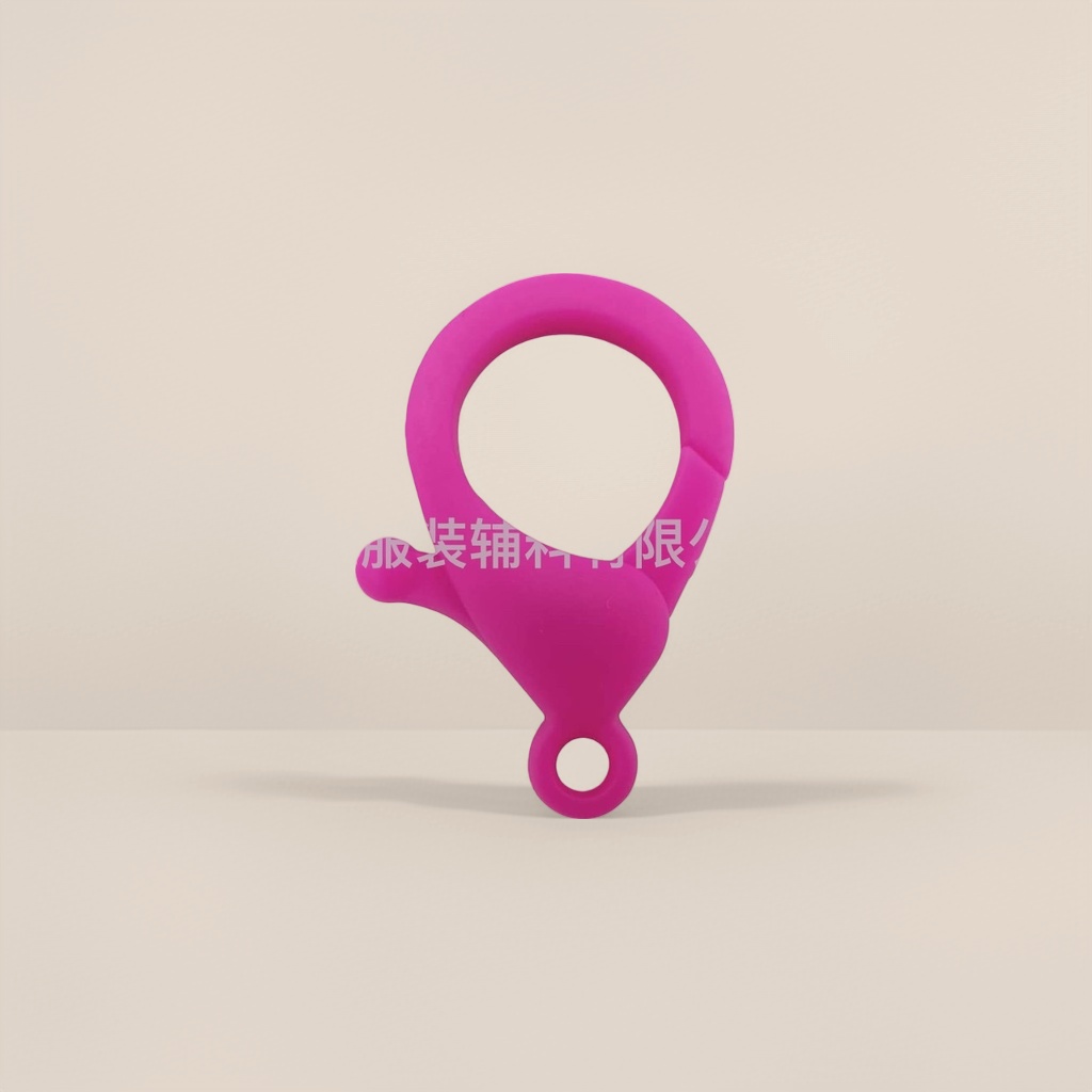 Pink silicone fasteners are adjustable, anti-slip and durable home clothing accessories