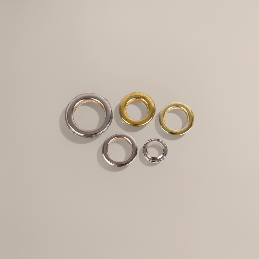 Metal rivet decorative rings are fashionable and personalized accessories available in multiple sizes Specification image