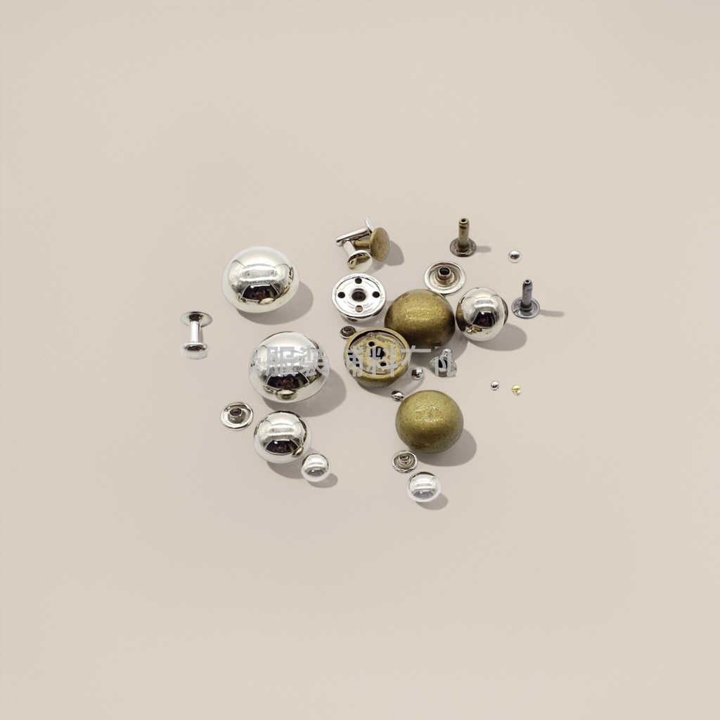 Metal rivet button decorative accessories, DIY clothing accessories, handcrafted accessories