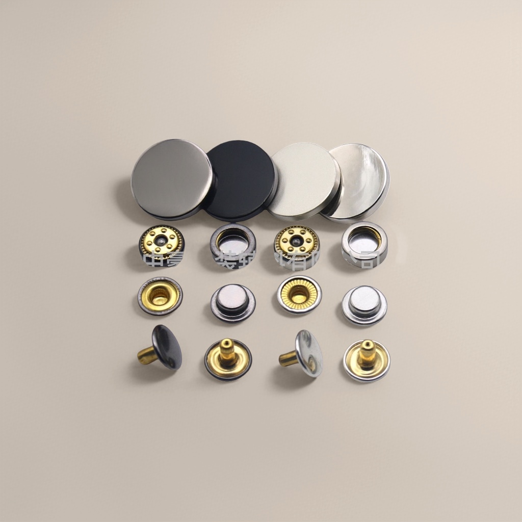 أزرار معدنية وقطع غيار البرشام، الديي مزخرفة بعناصر معدنية في الأغراض العامة Specification image