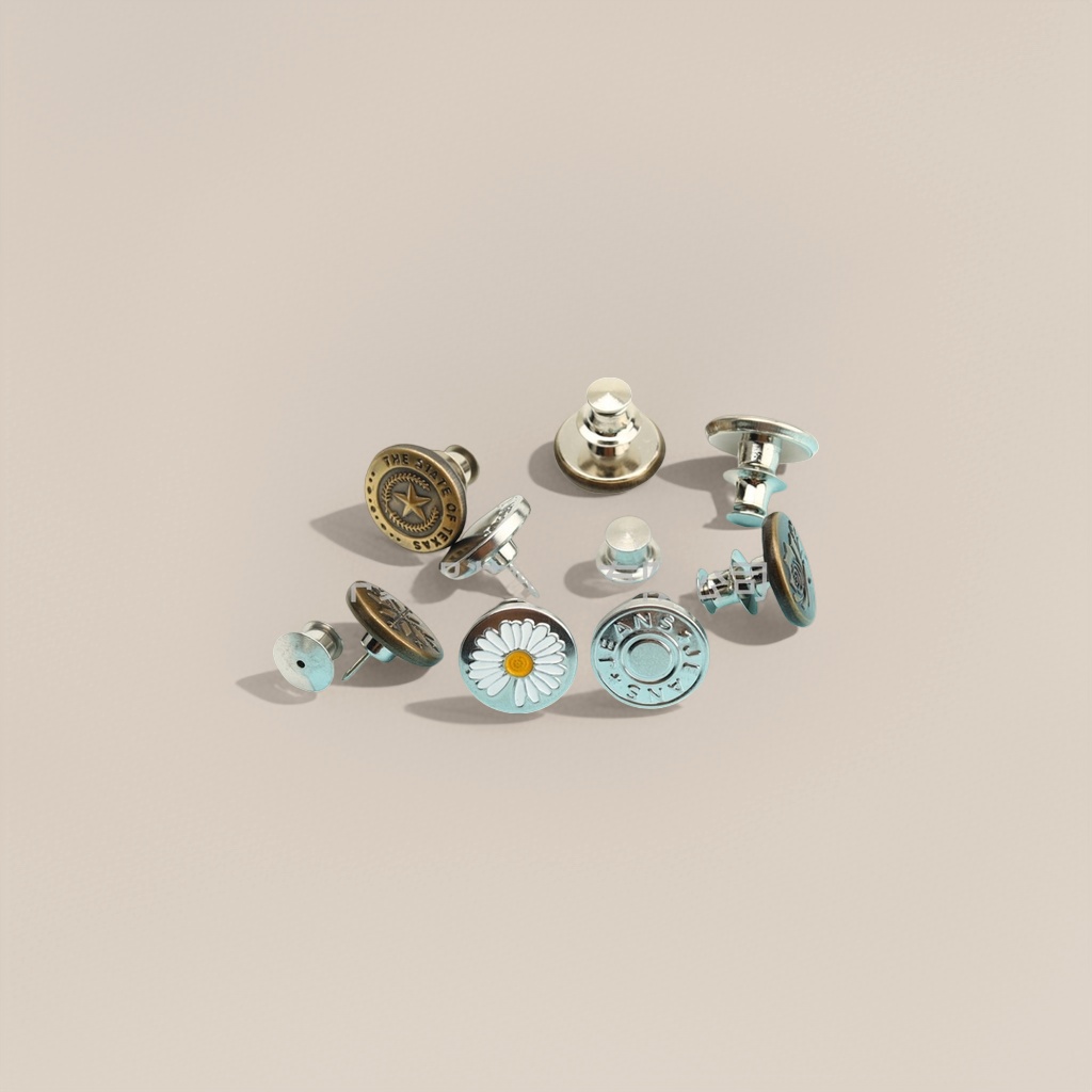 Wholesale and retail of universal wear-resistant and rust-proof metal button clothing accessories Application Scenario