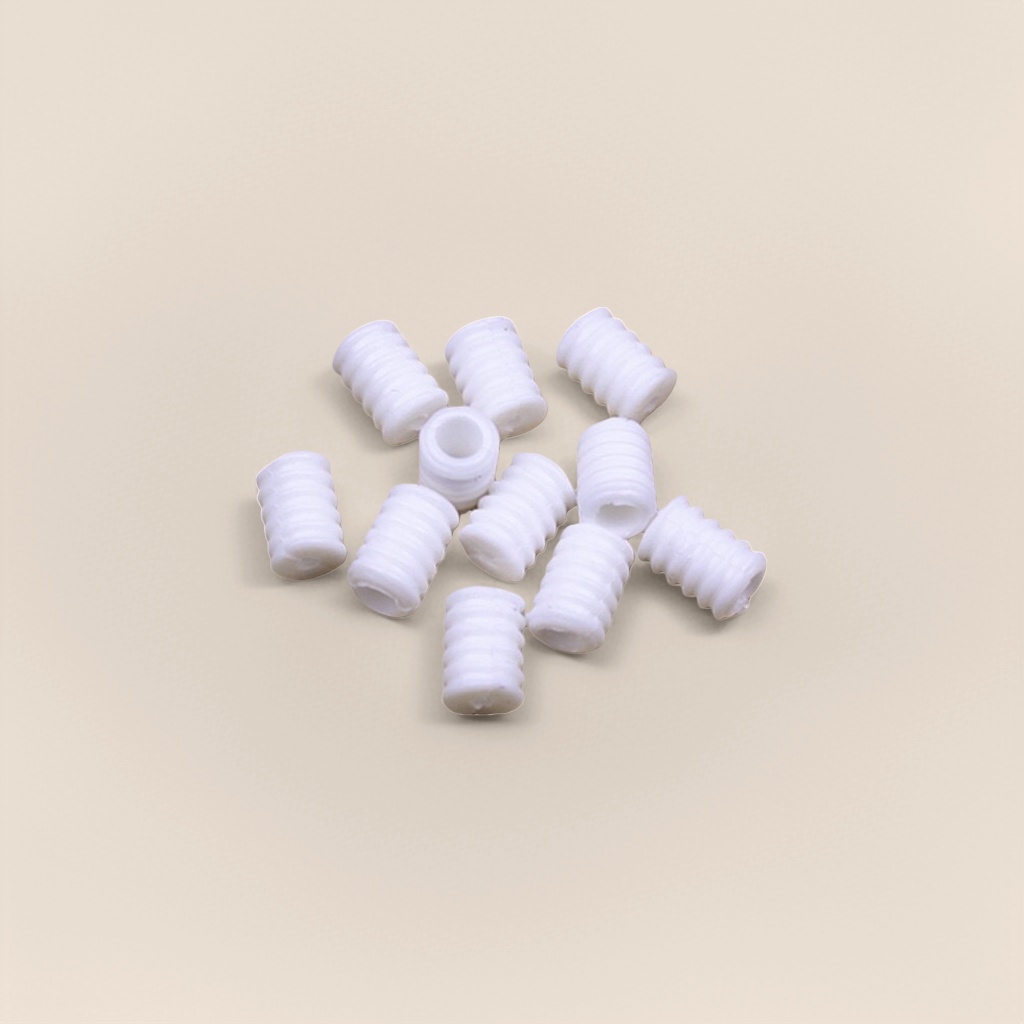 White threaded sleeve PVC insulating protective pipe, durable and anti-slip electrical installation accessory Application Scenario