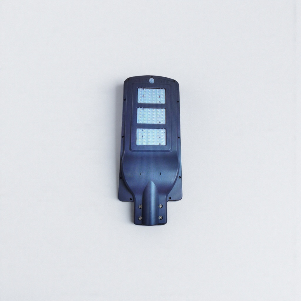 Deep blue solar street lamps for outdoor courtyard lighting, energy-saving and waterproof LED lamps