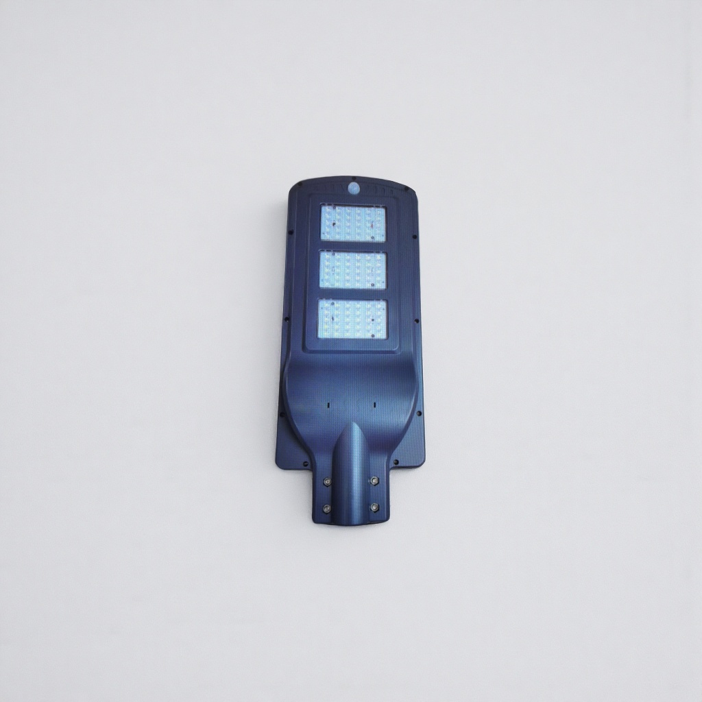Deep blue solar street lamps for outdoor courtyard lighting, energy-saving and waterproof LED lamps details Picture