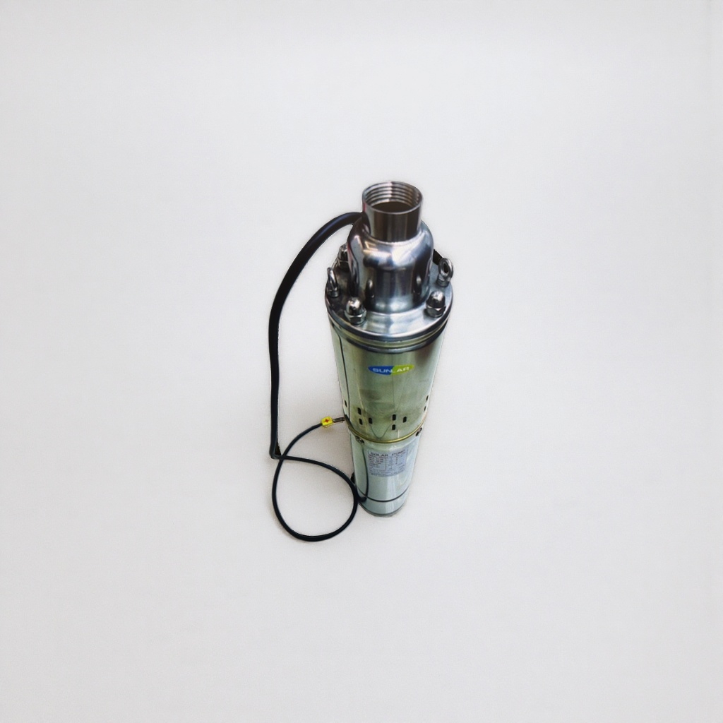 Silver submersible pump for household water pumping, irrigation pressure boosting, silent and waterproof Application Scenario