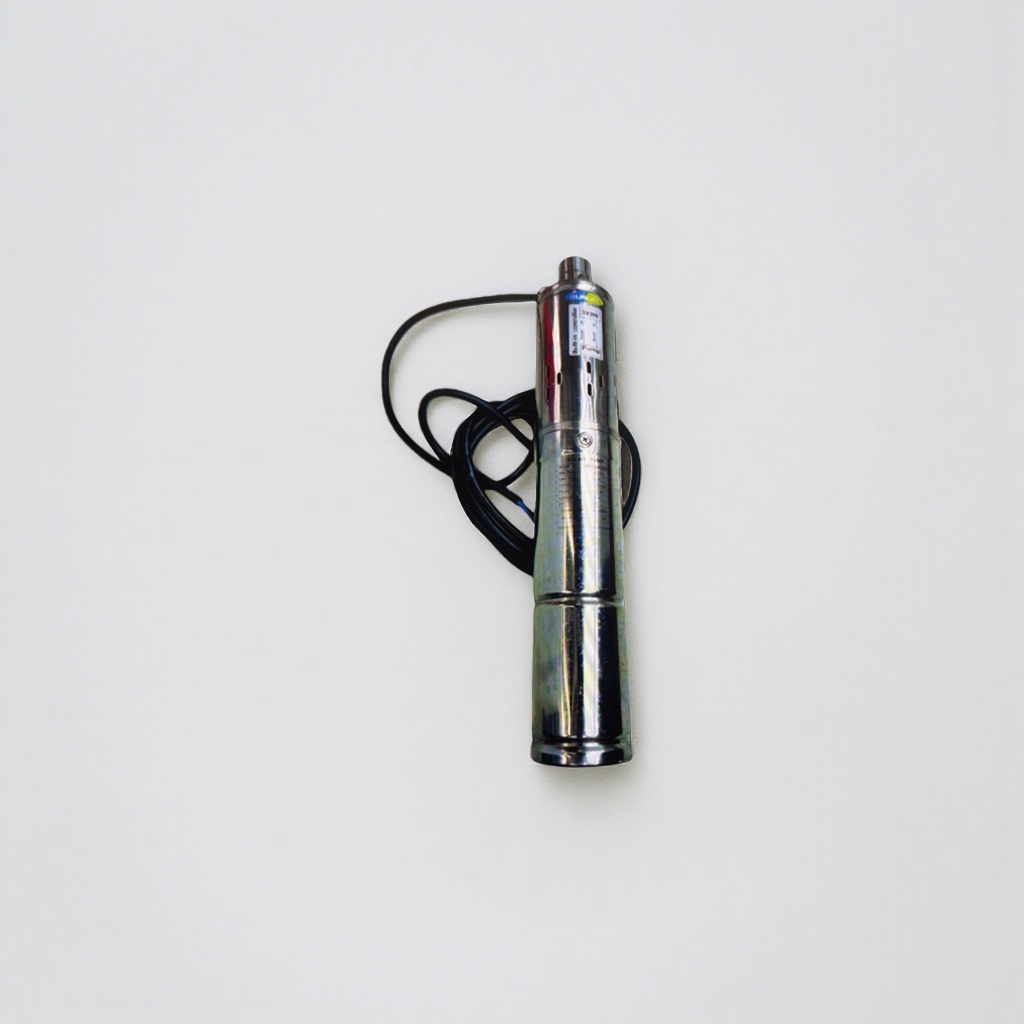 Silver submersible pump for household water pumping and booster, silent and waterproof, with a head of 30 meters Application Scenario