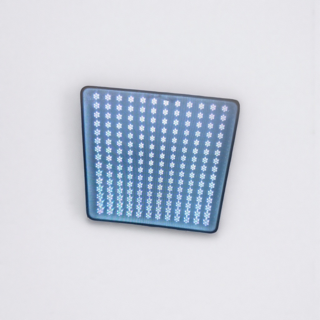 Blue luminous snowflake pattern display screen details Picture