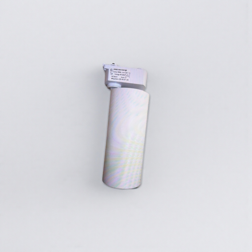 The white cylindrical LED ceiling lamp is a simple and modern bedroom and living room lighting fixture