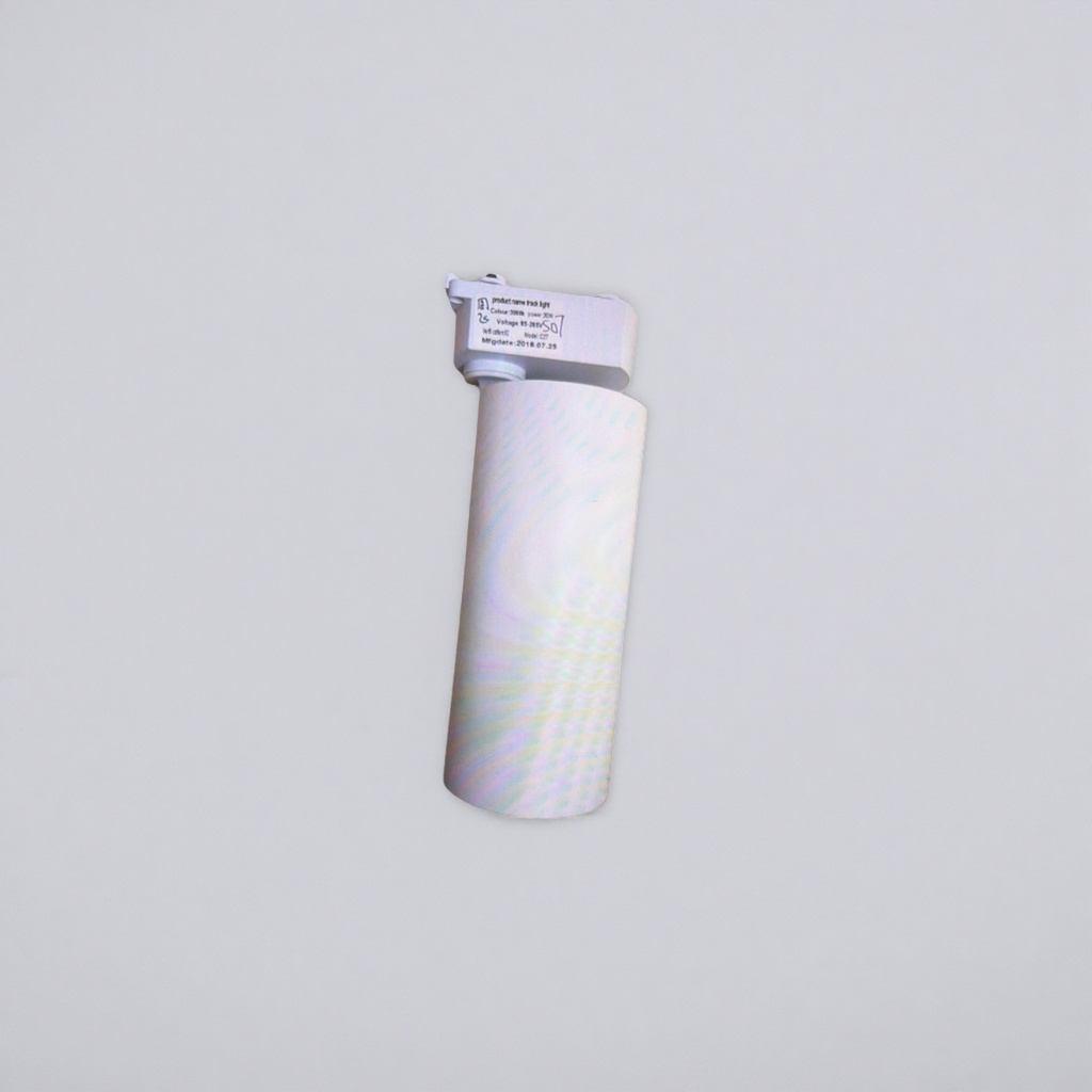 The white cylindrical LED ceiling lamp is a simple and modern bedroom and living room lighting fixture details Picture