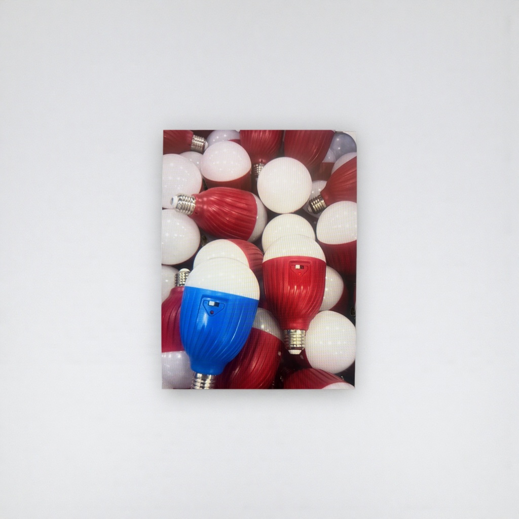 Red, white and blue LED bulbs are used for decorative atmosphere, festive color lights and household dimming details Picture