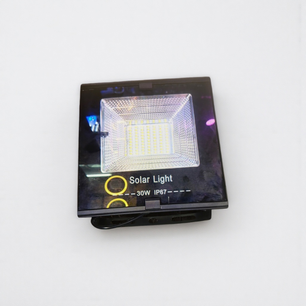 Black square solar garden lamp, rechargeable outdoor lighting lamp, energy-saving, environmentally friendly and waterproof