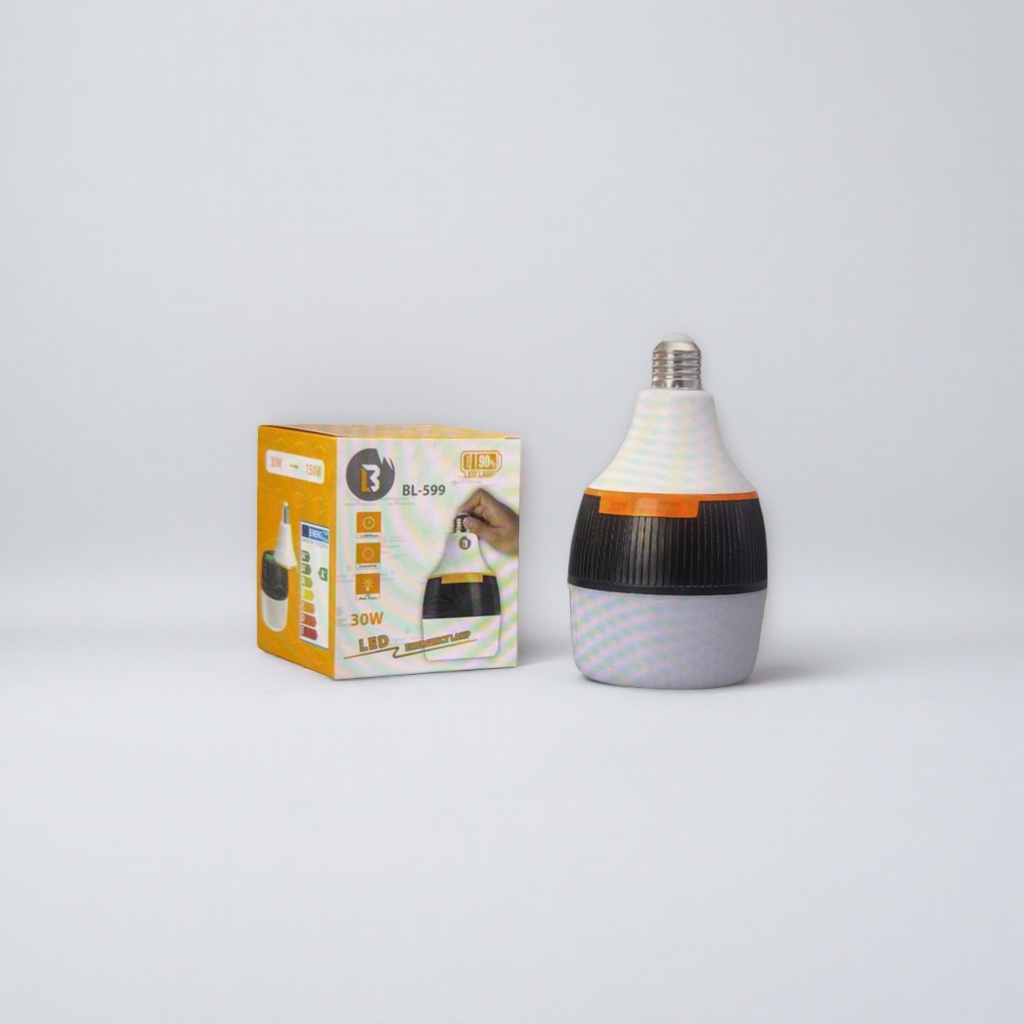 White emergency light, household rechargeable LED portable power-off lighting lamp details Picture