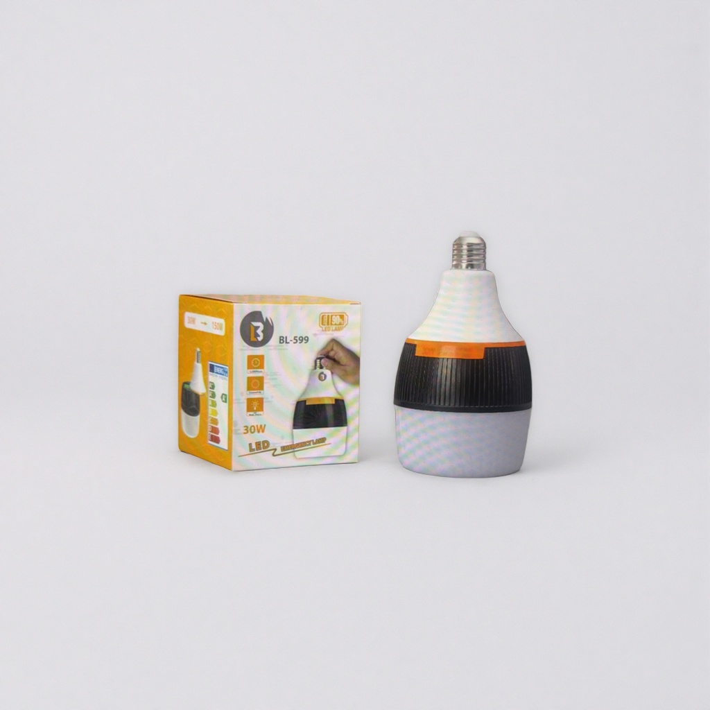White emergency light, household rechargeable LED portable power-off lighting lamp Specification image