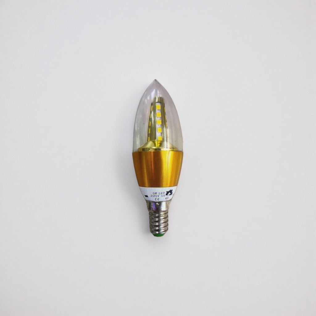 مصابيح بيح الشمعة الذهبية ذات LED E27 مضاءة بالضوء الدافئ 4W Specification image