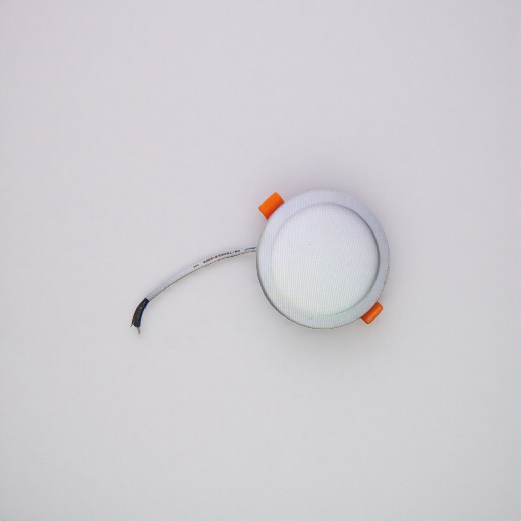 White circular recessed LED light, household ceiling light, energy-saving and eye-protecting lighting fixtures for living rooms and bedrooms details Picture