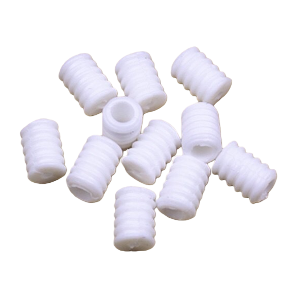 White threaded sleeve PVC insulating protective pipe, durable and anti-slip electrical installation accessory Item Picture