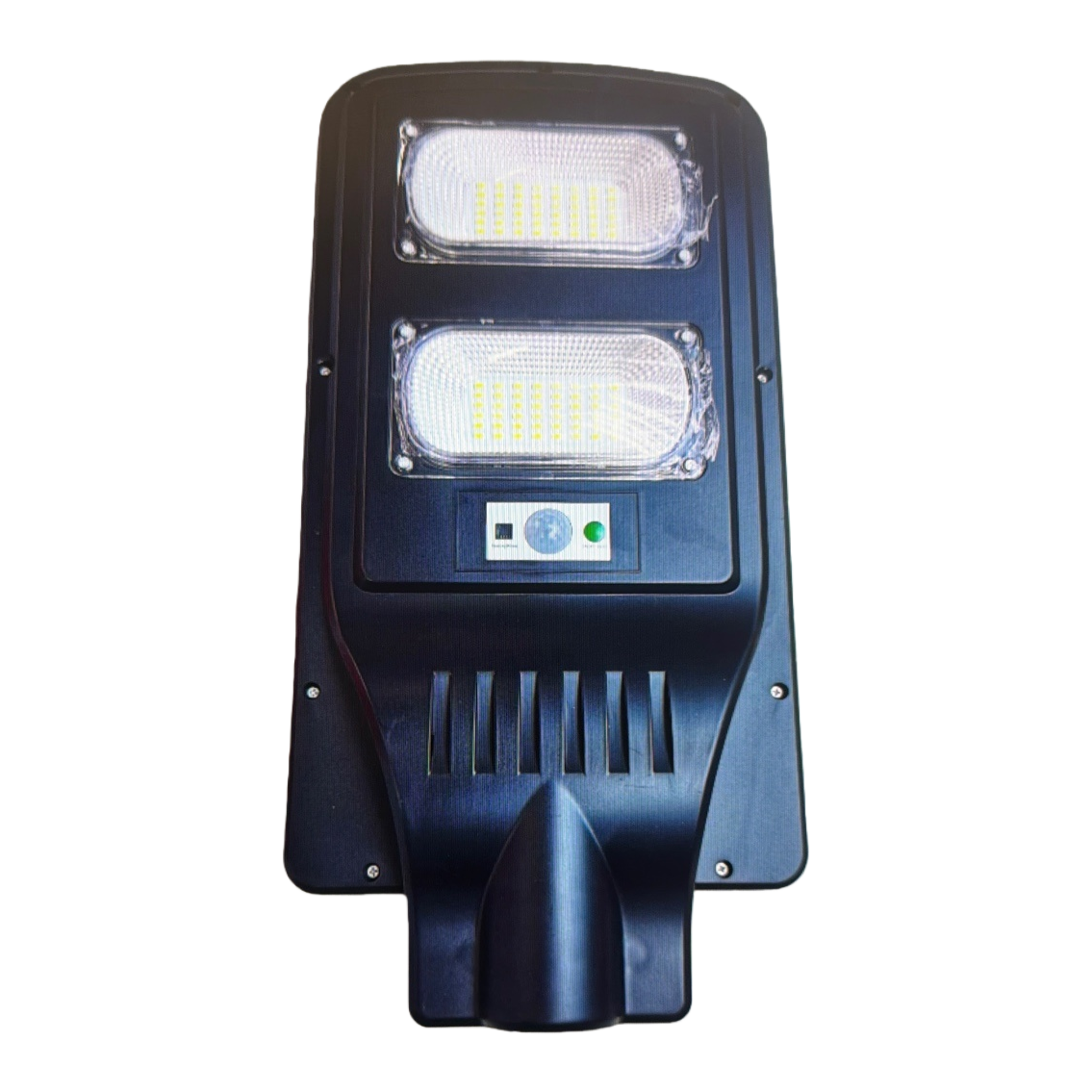 Black solar street lamps, outdoor courtyard lighting, waterproof and energy-saving LED lamps Item Picture