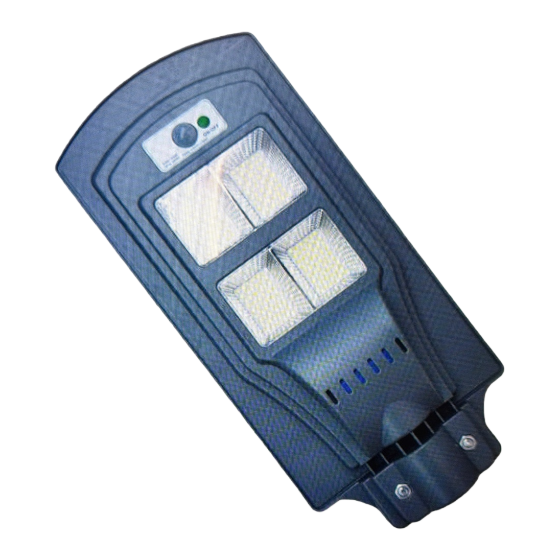 Black solar street lamp, all-aluminum shell, courtyard lawn lamp, IP65 waterproof Item Picture