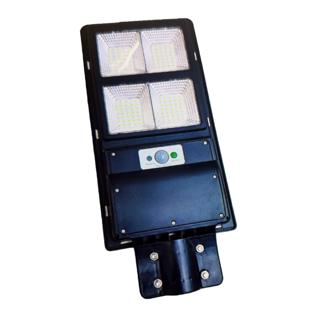 Black solar street lamps with 3-meter-high poles for courtyard villa garden lighting Item Picture