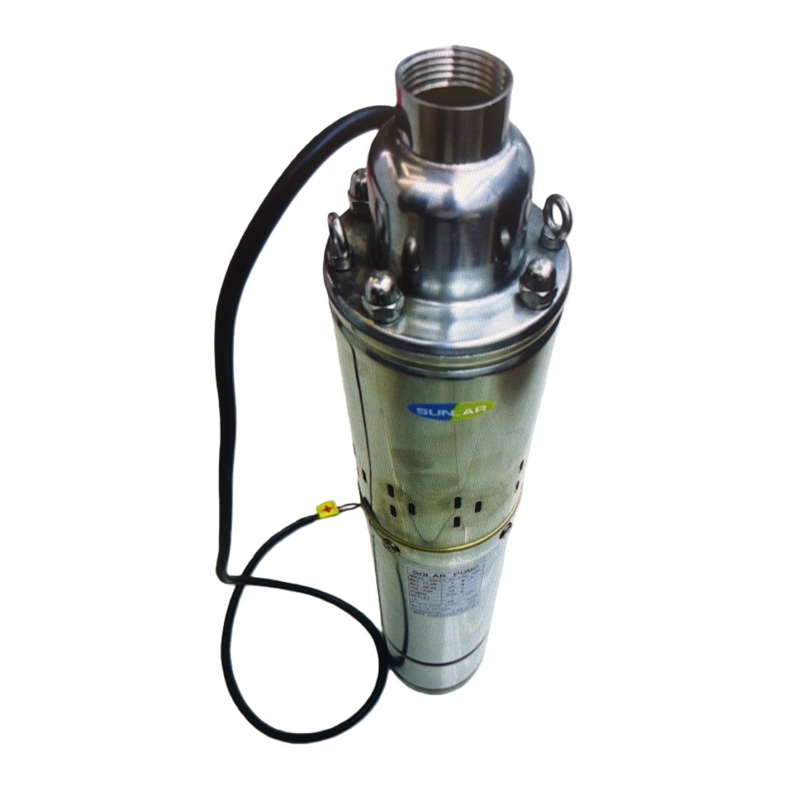 Silver submersible pump for household water pumping, irrigation pressure boosting, silent and waterproof Item Picture