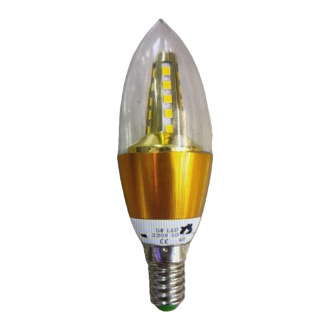 مصابيح بيح الشمعة الذهبية ذات LED E27 مضاءة بالضوء الدافئ 4W Item Picture