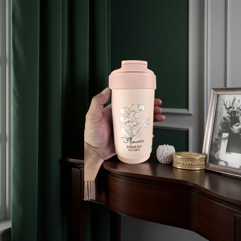 بكأس إسماء من الفولاذ غير القابل للصدأ 304 الوردي 304 00ML details Picture