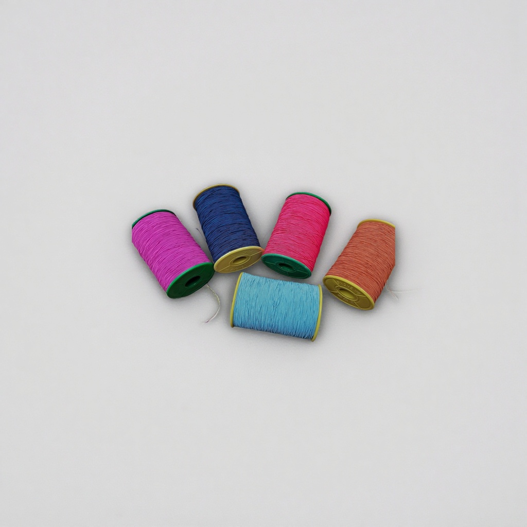 100-meter roll of multi-color mixed pure cotton embroidery thread specially designed for colored spool sewing machines details Picture
