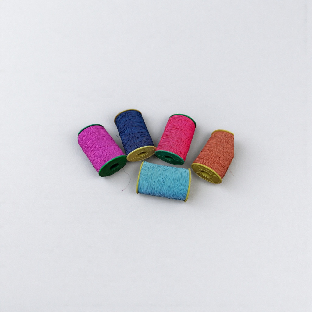 100-meter roll of multi-color mixed pure cotton embroidery thread specially designed for colored spool sewing machines